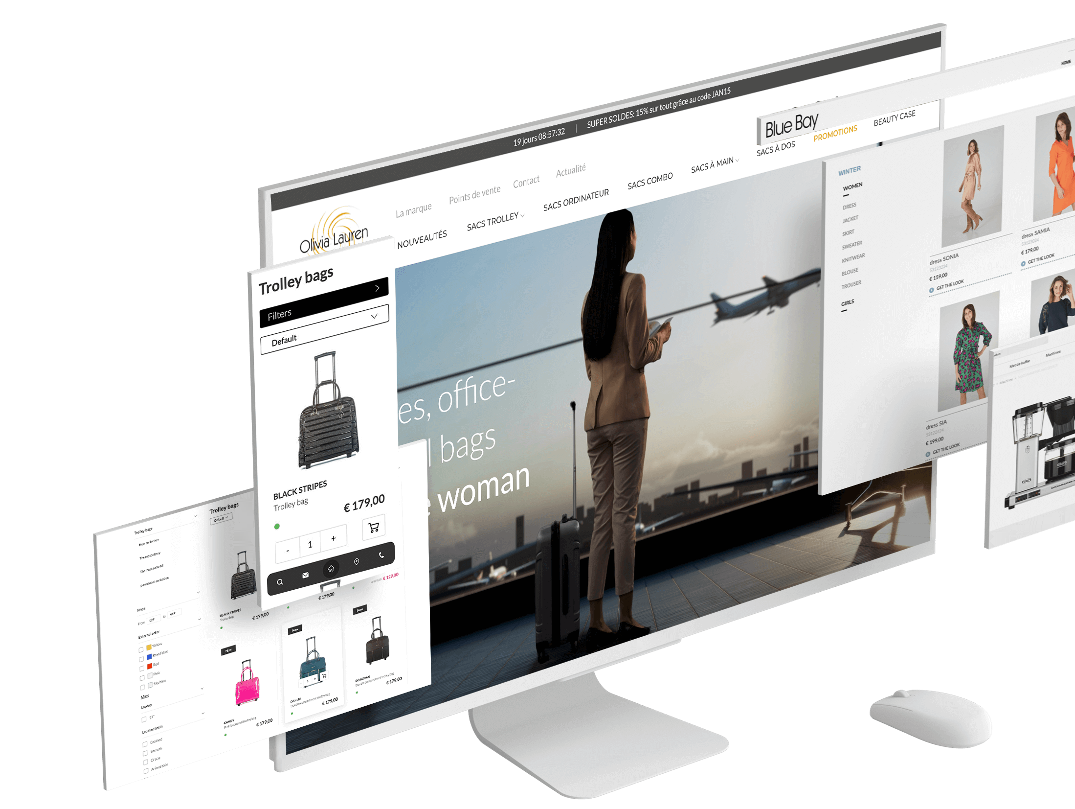 Associer Centric software site e-commerce