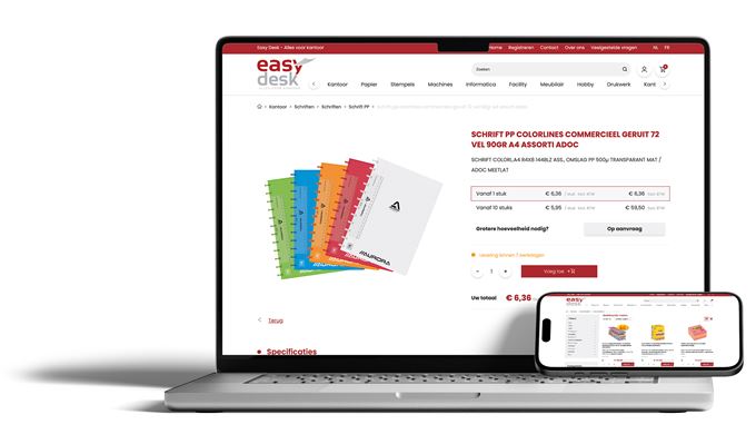 Easy Desk Webshop Webapplicatie